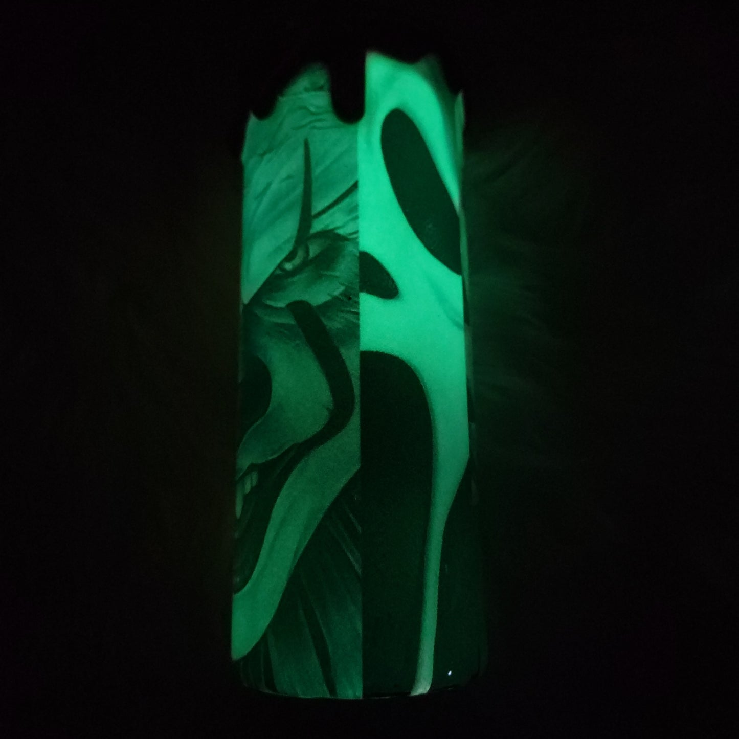 MTO 25 oz GLOW Horror Mashup 3D drip tumbler