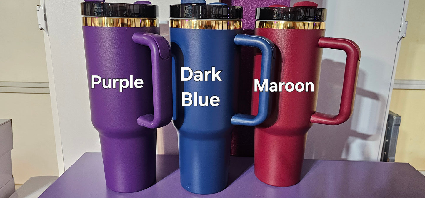 Dolly Parton 40 oz Gold Engraved Tumbler