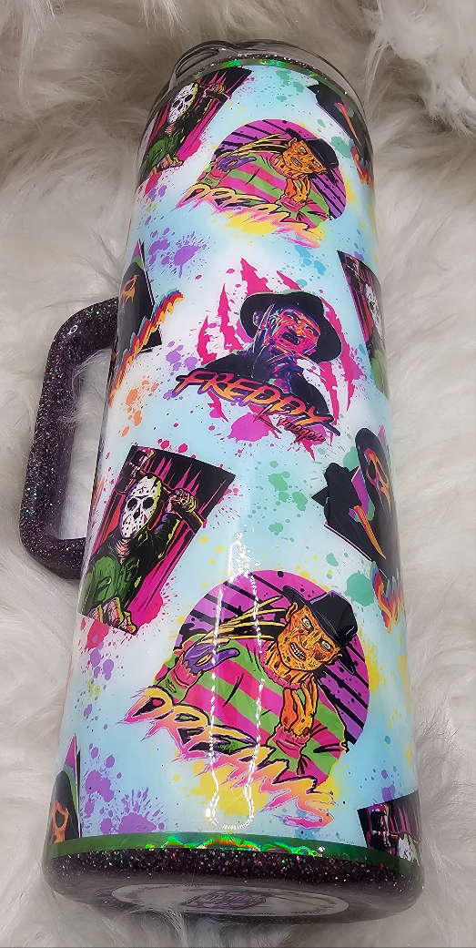 MTO Horror Glitter Tumbler