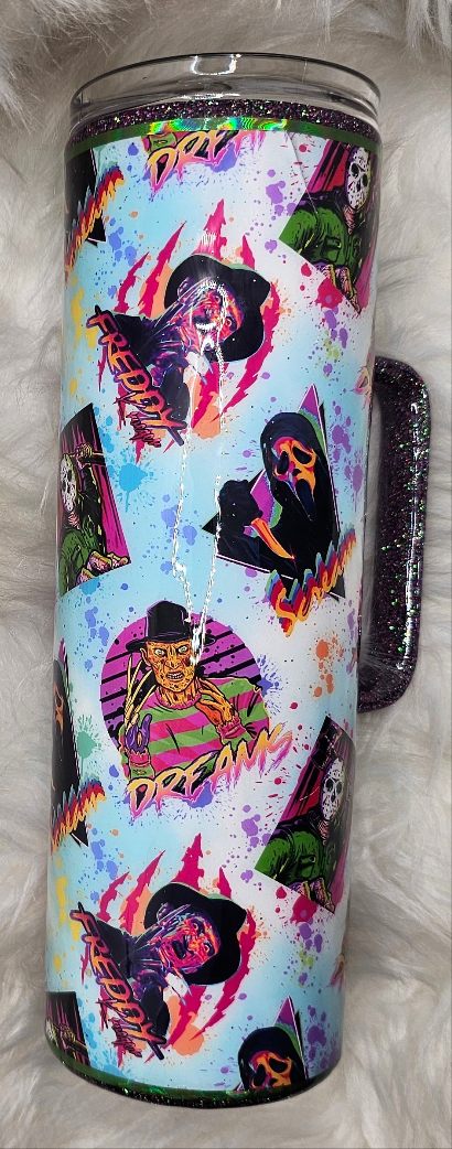 MTO Horror Glitter Tumbler