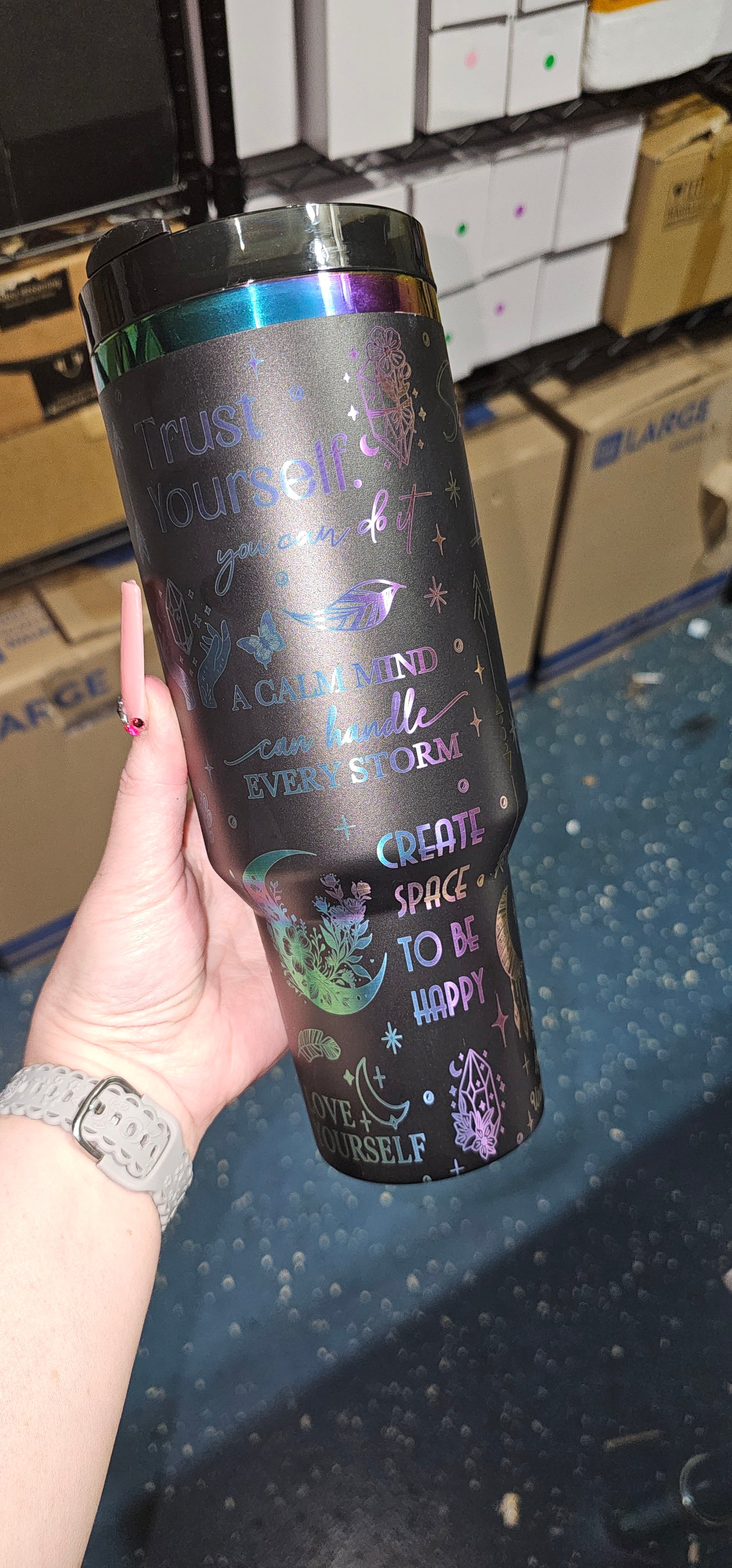 Self Love Engraved Tumbler