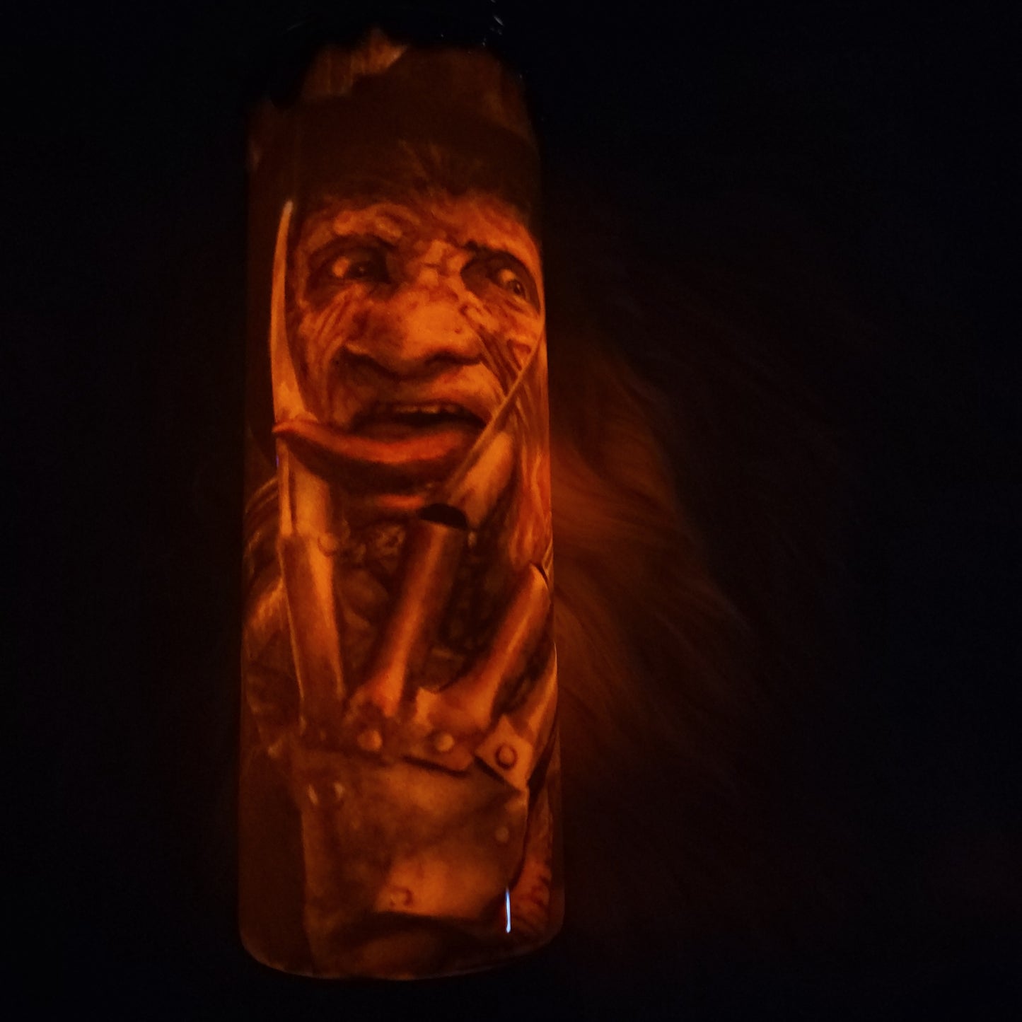 20 oz GLOW Nasty Freddy 3D drip tumbler