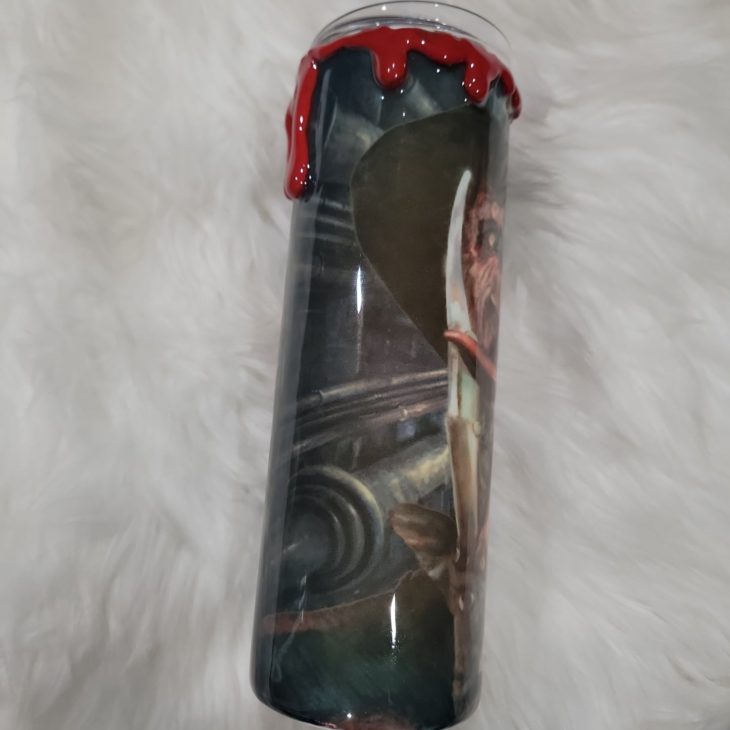 20 oz GLOW Nasty Freddy 3D drip tumbler