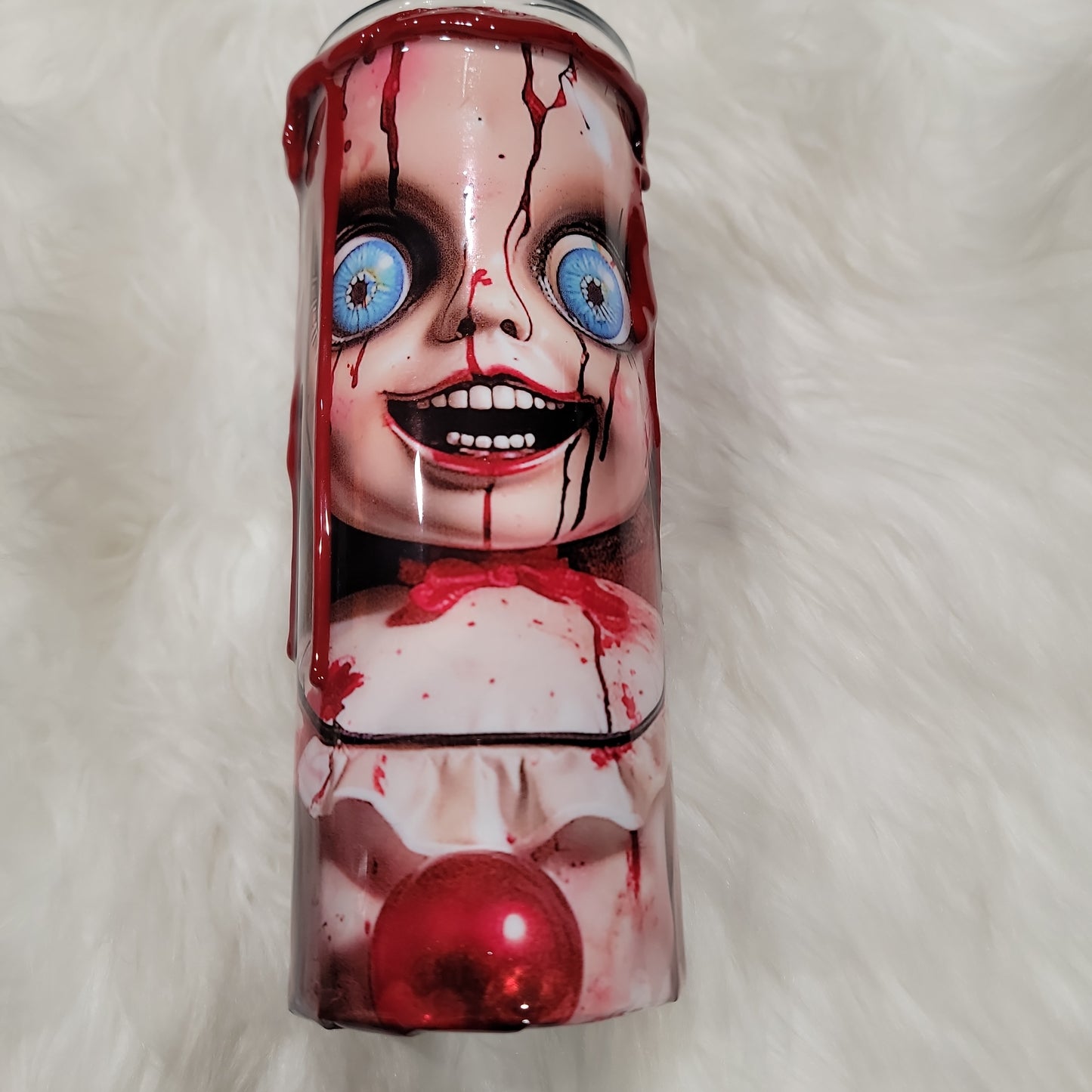 MTO 25 oz GLOW Annabelle 3D drip tumbler