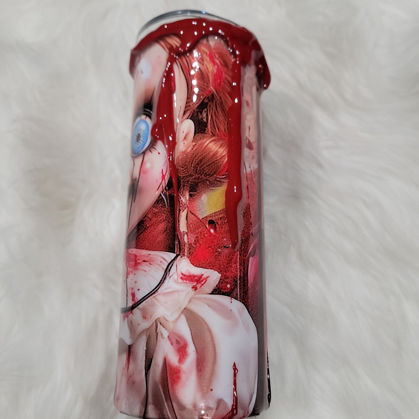 MTO 25 oz GLOW Annabelle 3D drip tumbler