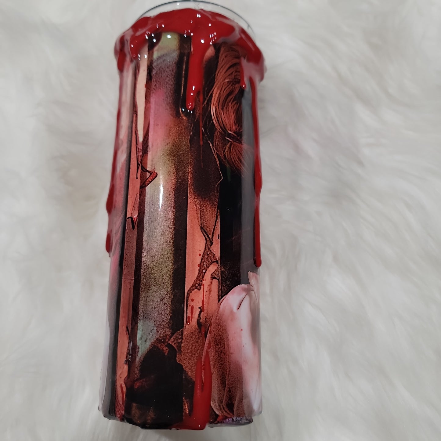 MTO 25 oz GLOW Annabelle 3D drip tumbler