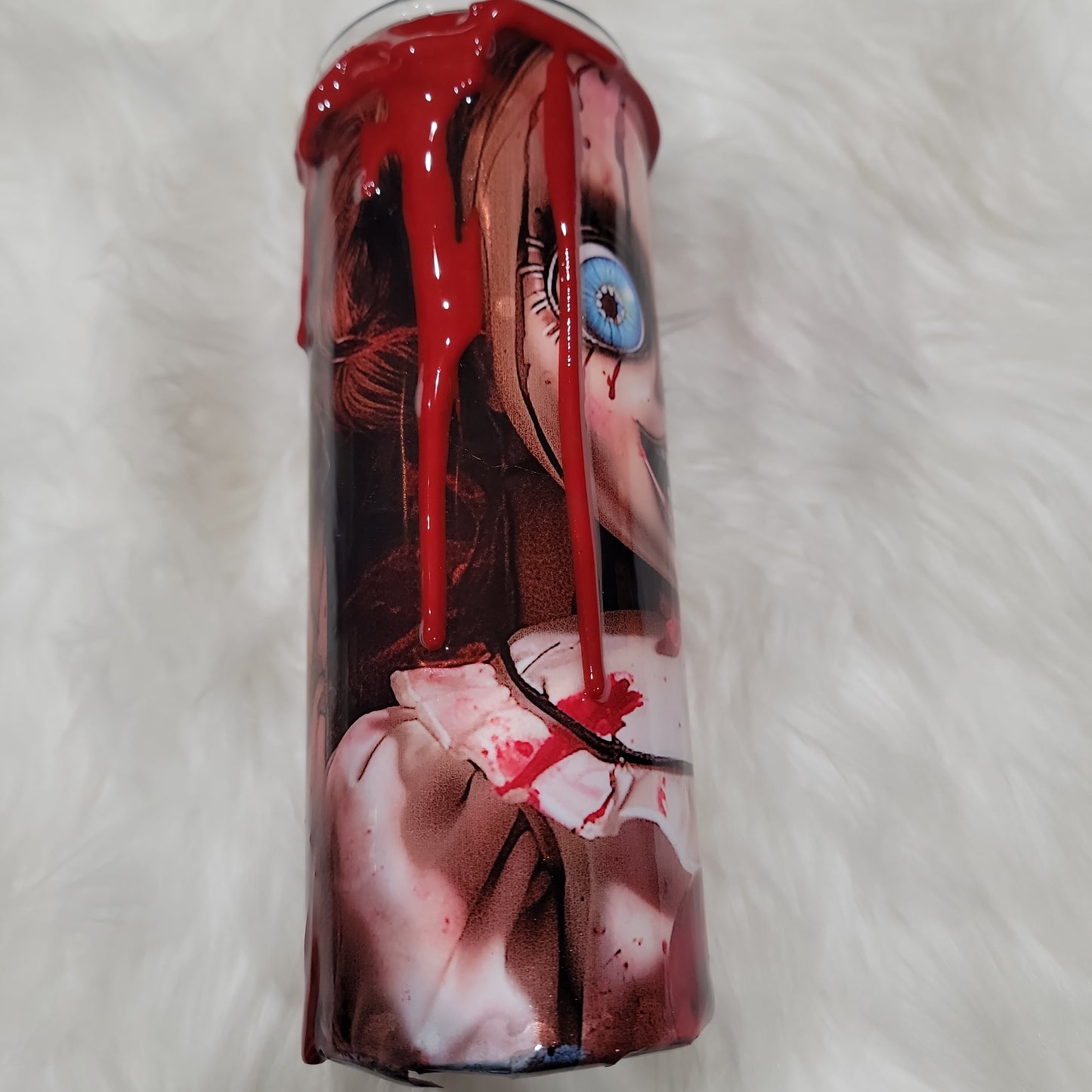 MTO 25 oz GLOW Annabelle 3D drip tumbler