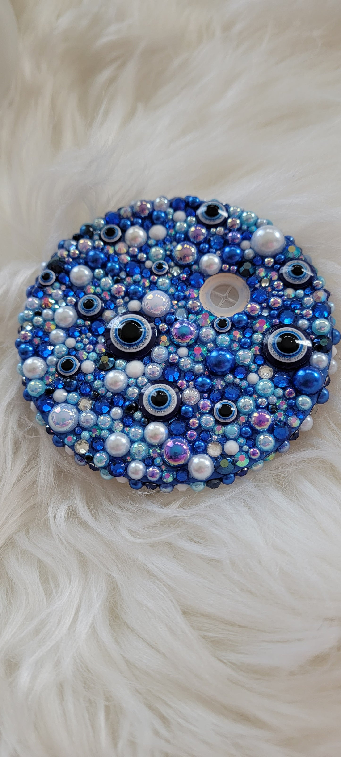Evil Eye Glass with handle