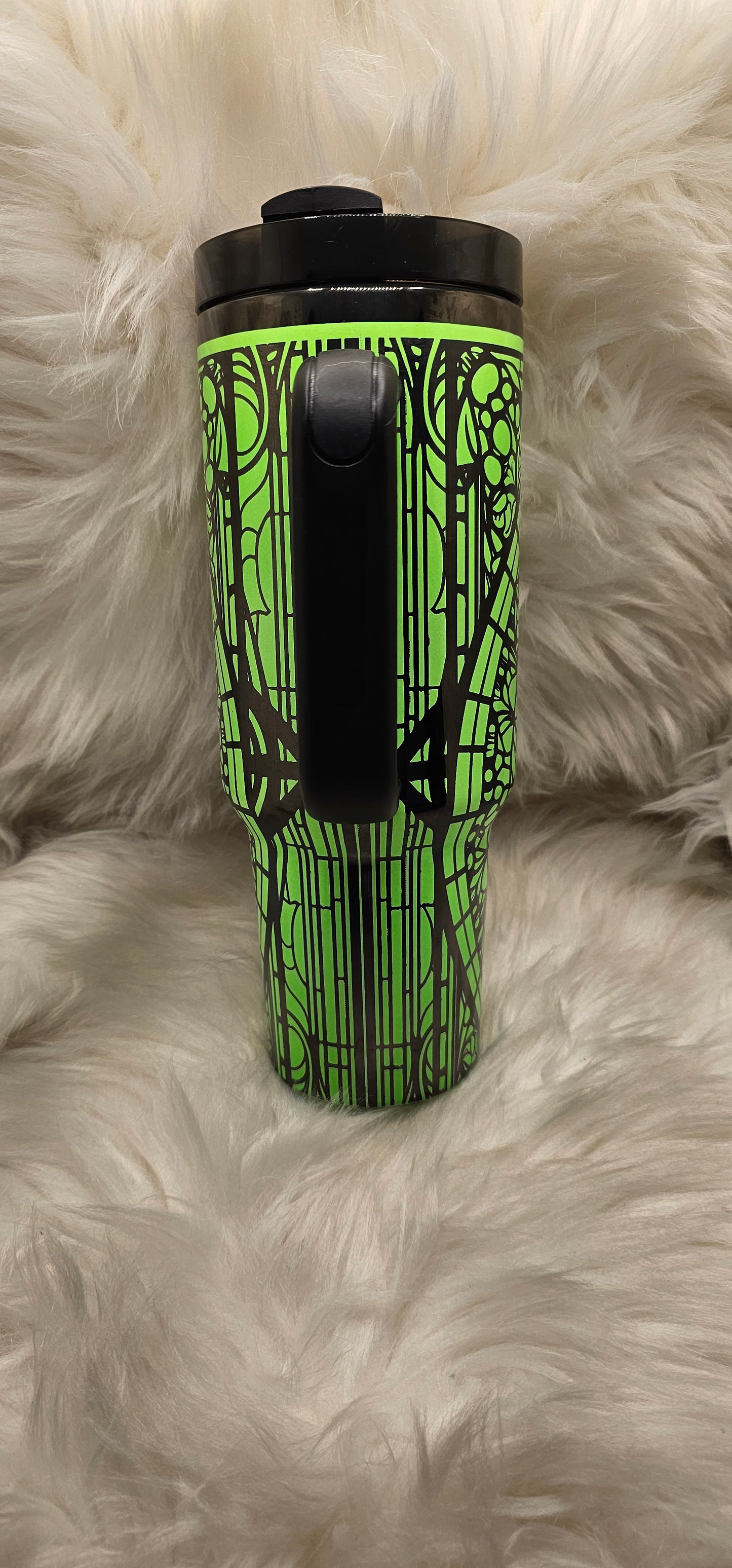 Frankenstein Laser Engraved Tumbler
