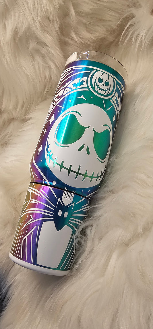 Jack Rainbow Engraved Tumbler