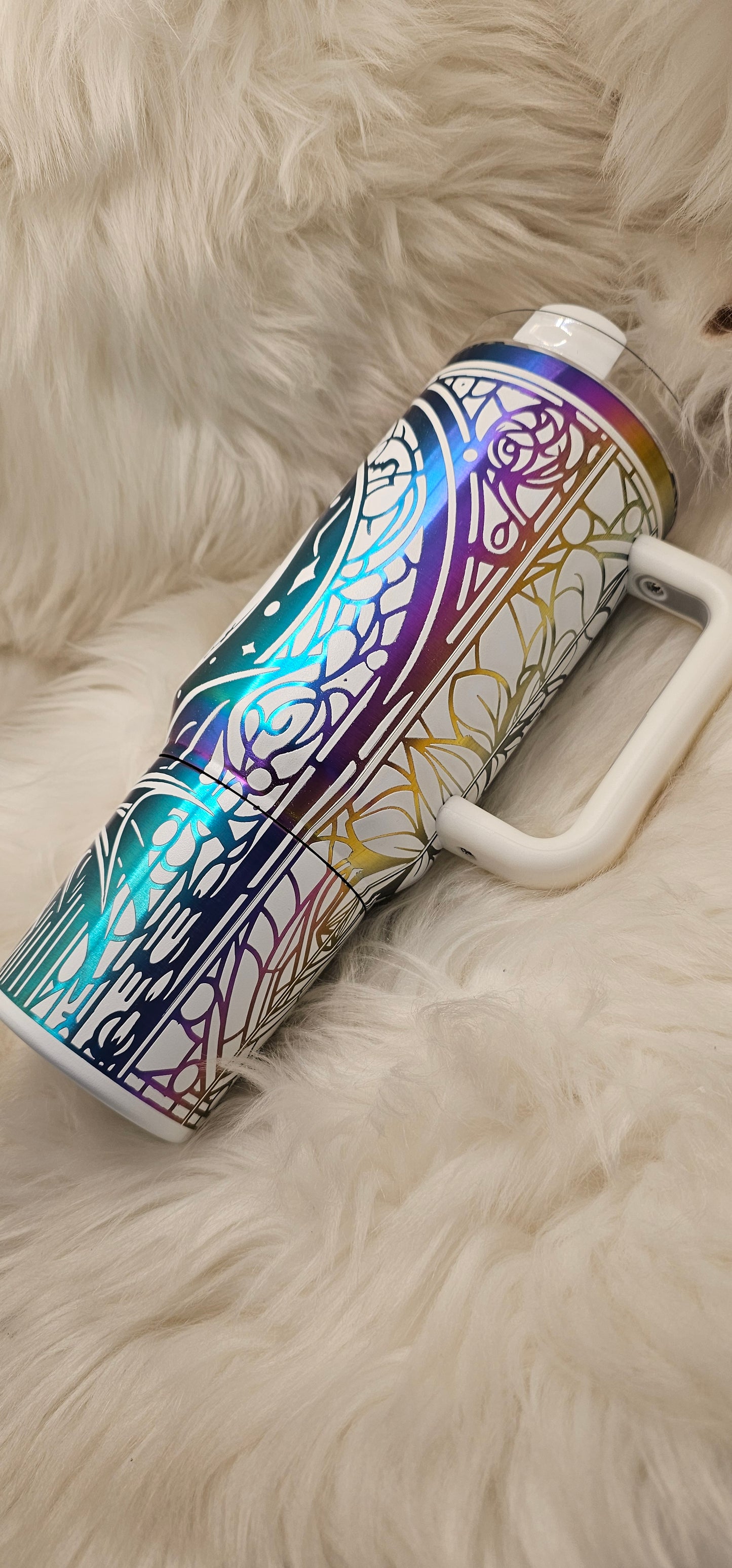 Jack Rainbow Engraved Tumbler