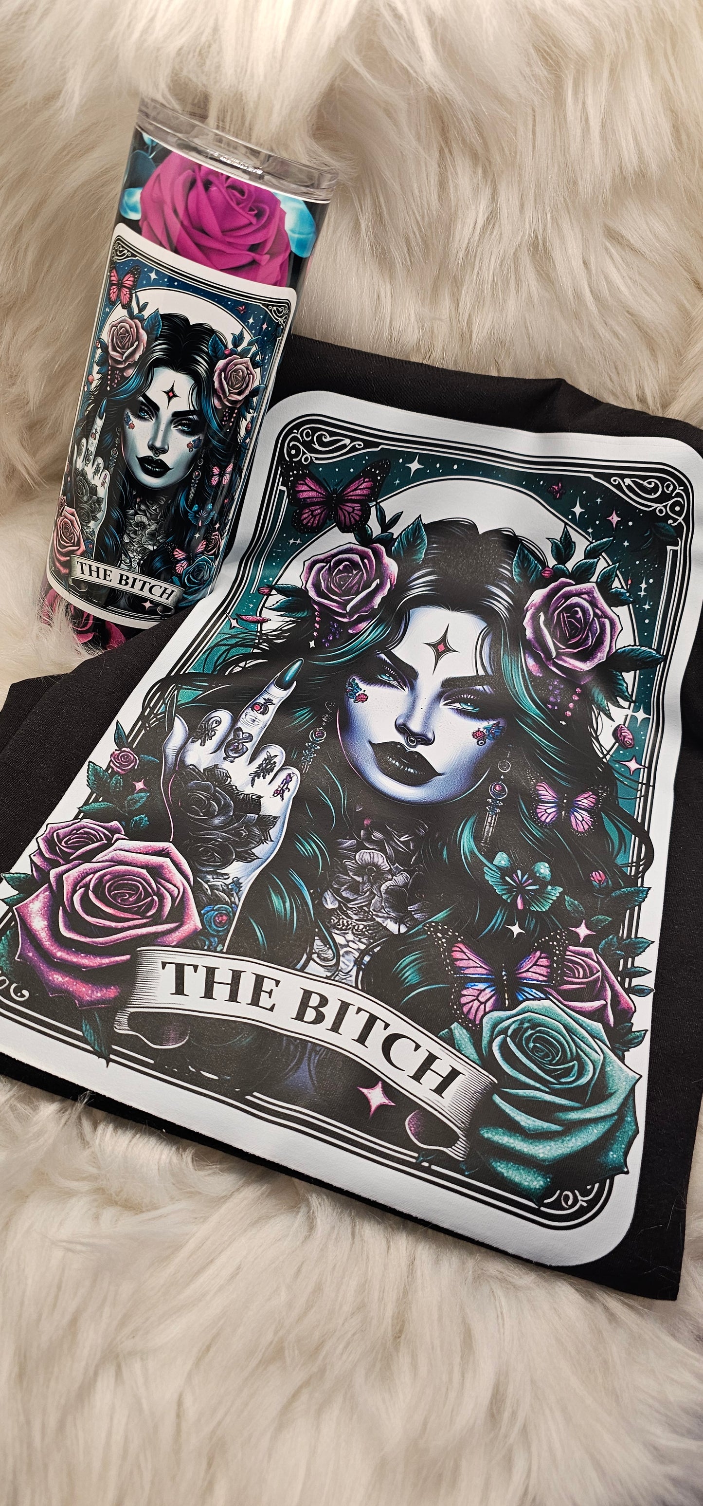 The B*t$h Tarot Sublimation Tumbler
