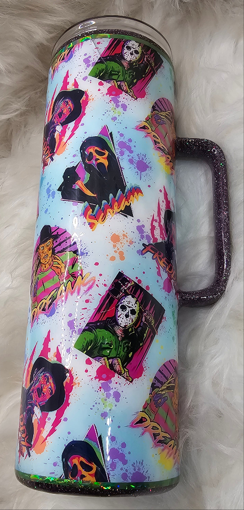 MTO Horror Glitter Tumbler