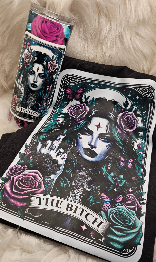 The B*t$h Tarot Sublimation Tumbler