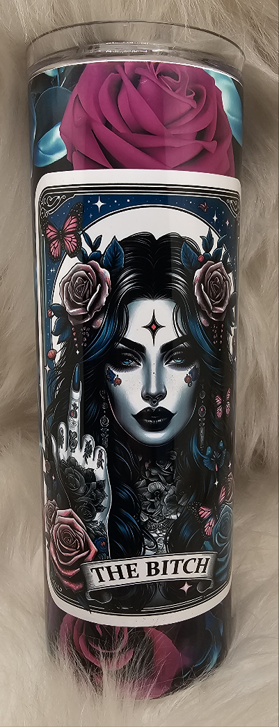 The B*t$h Tarot Sublimation Tumbler