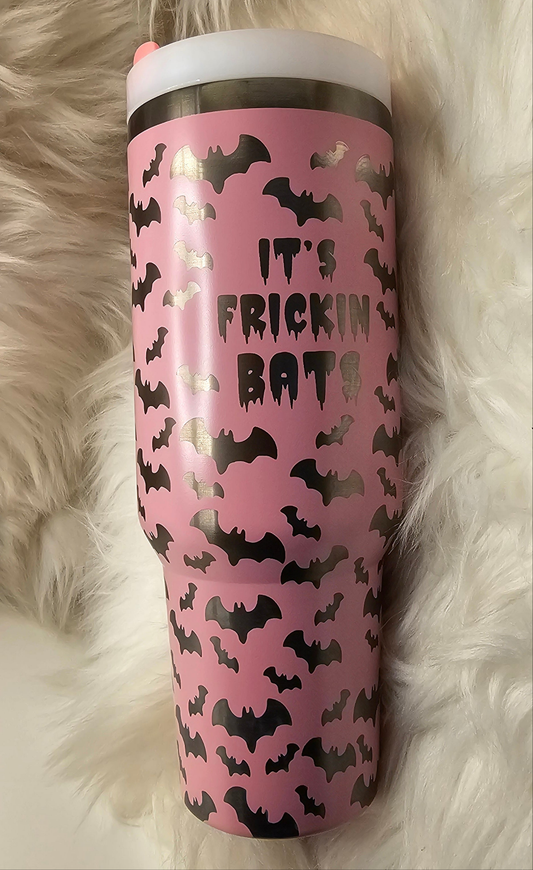 Fricken Bats 40 oz Engraved Tumbler