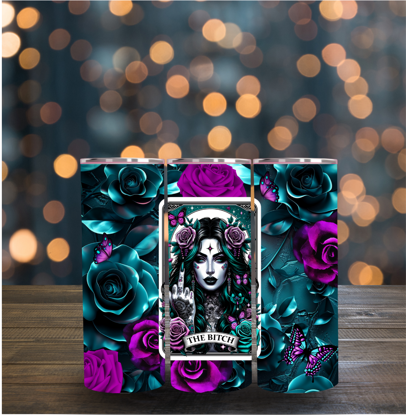 The B*t$h Tarot Sublimation Tumbler
