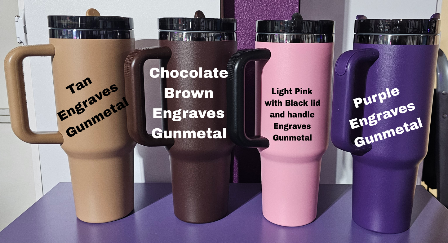 Halloween Myers 40 oz Engraved Tumbler
