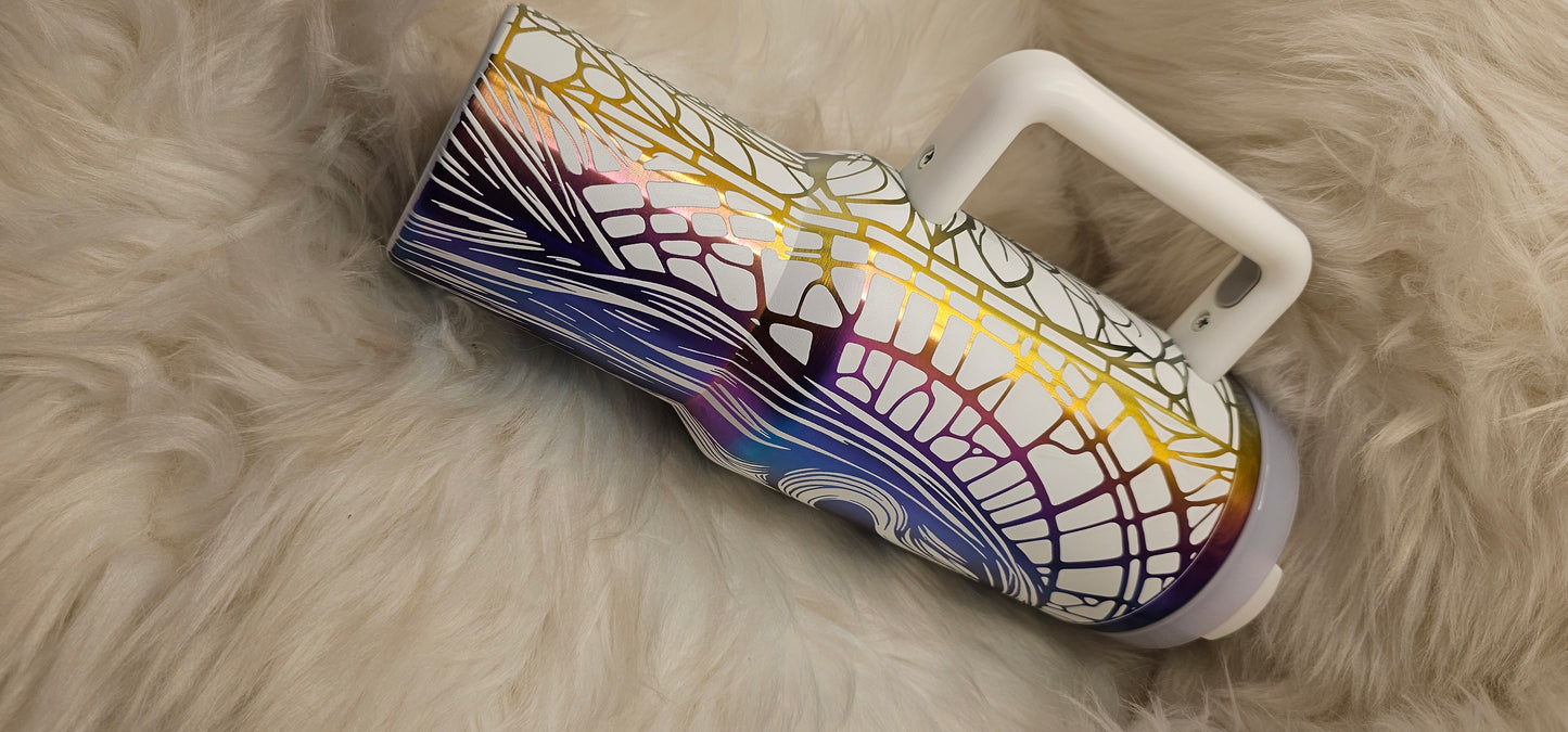Scream Engraved Tumbler