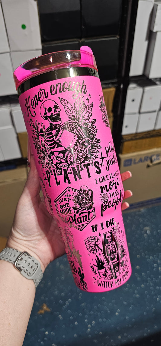 Plant Lady Engraved Tumbler