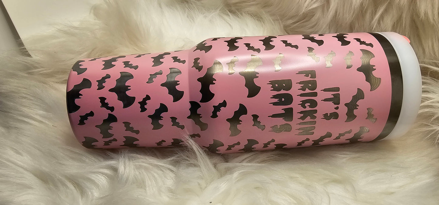 Fricken Bats 40 oz Engraved Tumbler