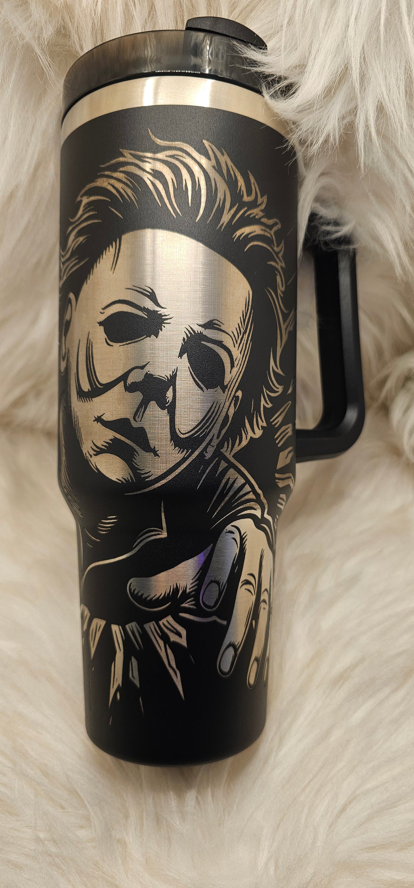 Halloween Myers 40 oz Engraved Tumbler