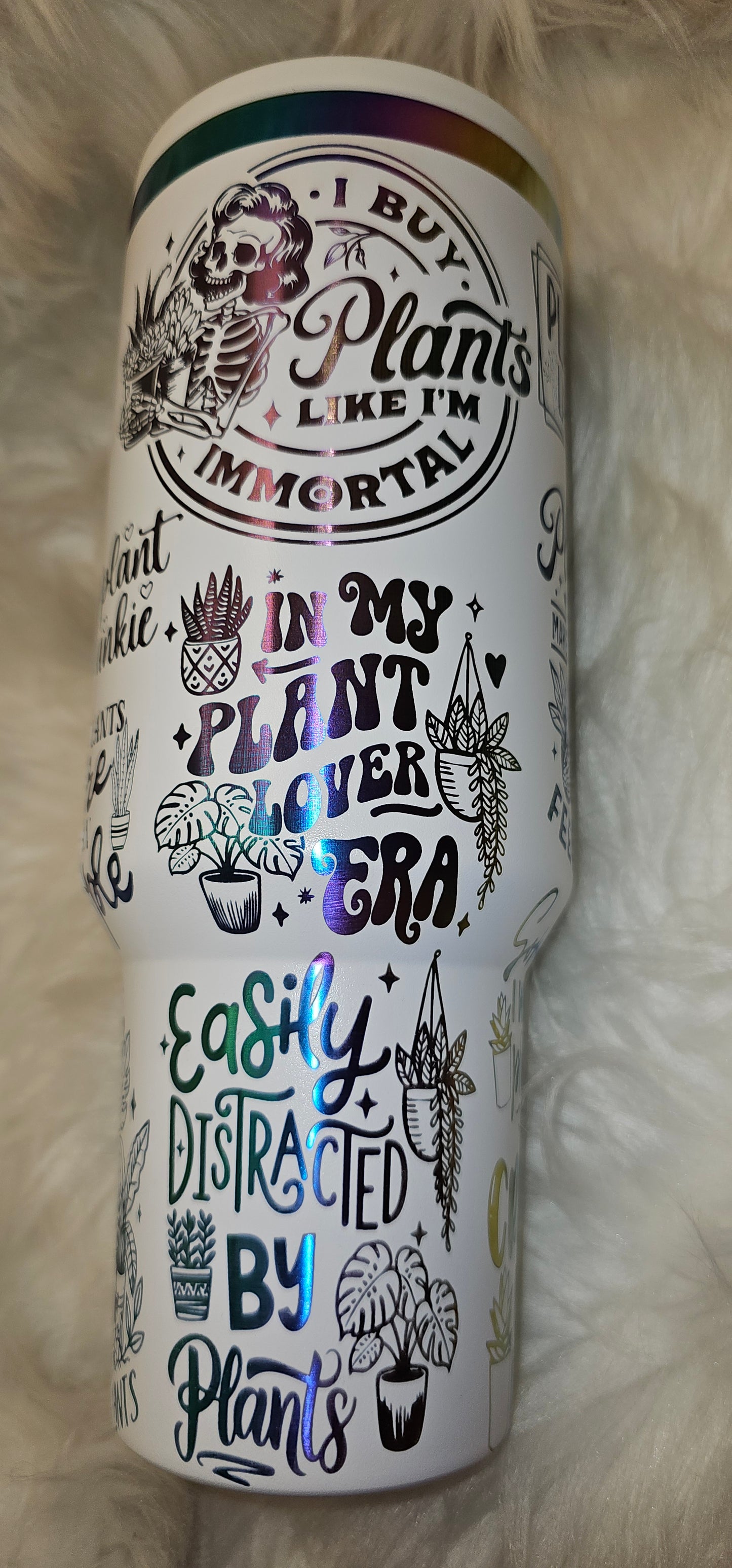 Plant Lady Engraved Tumbler