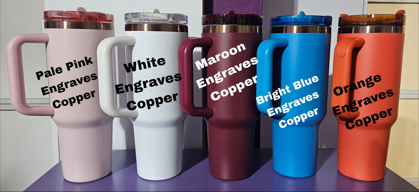 Halloween Myers 40 oz Engraved Tumbler