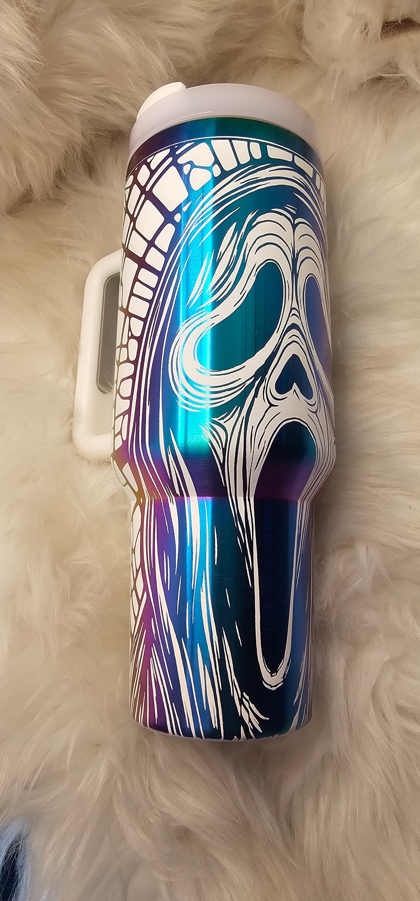 Scream Engraved Tumbler