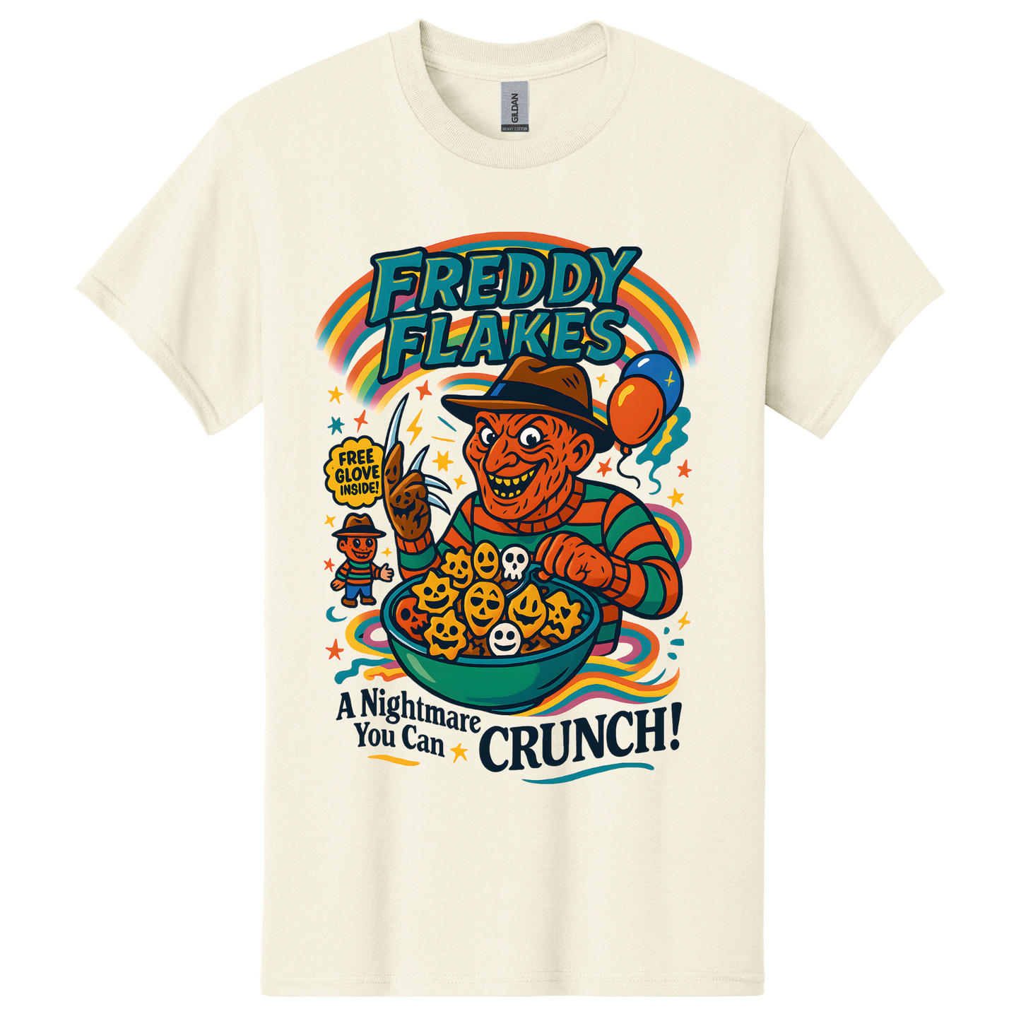 Freddy Flakes Cereal Killer Tee