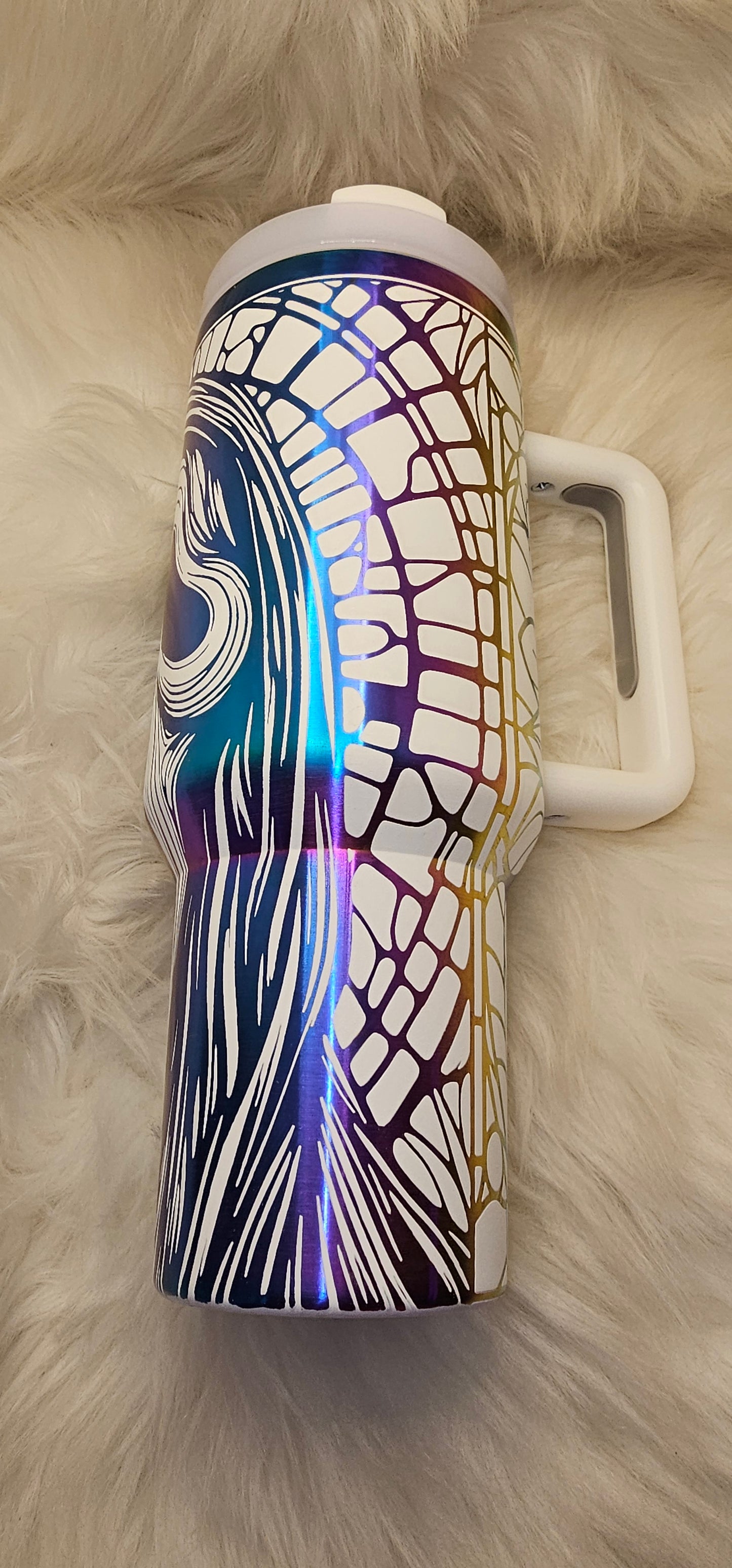 Scream Engraved Tumbler
