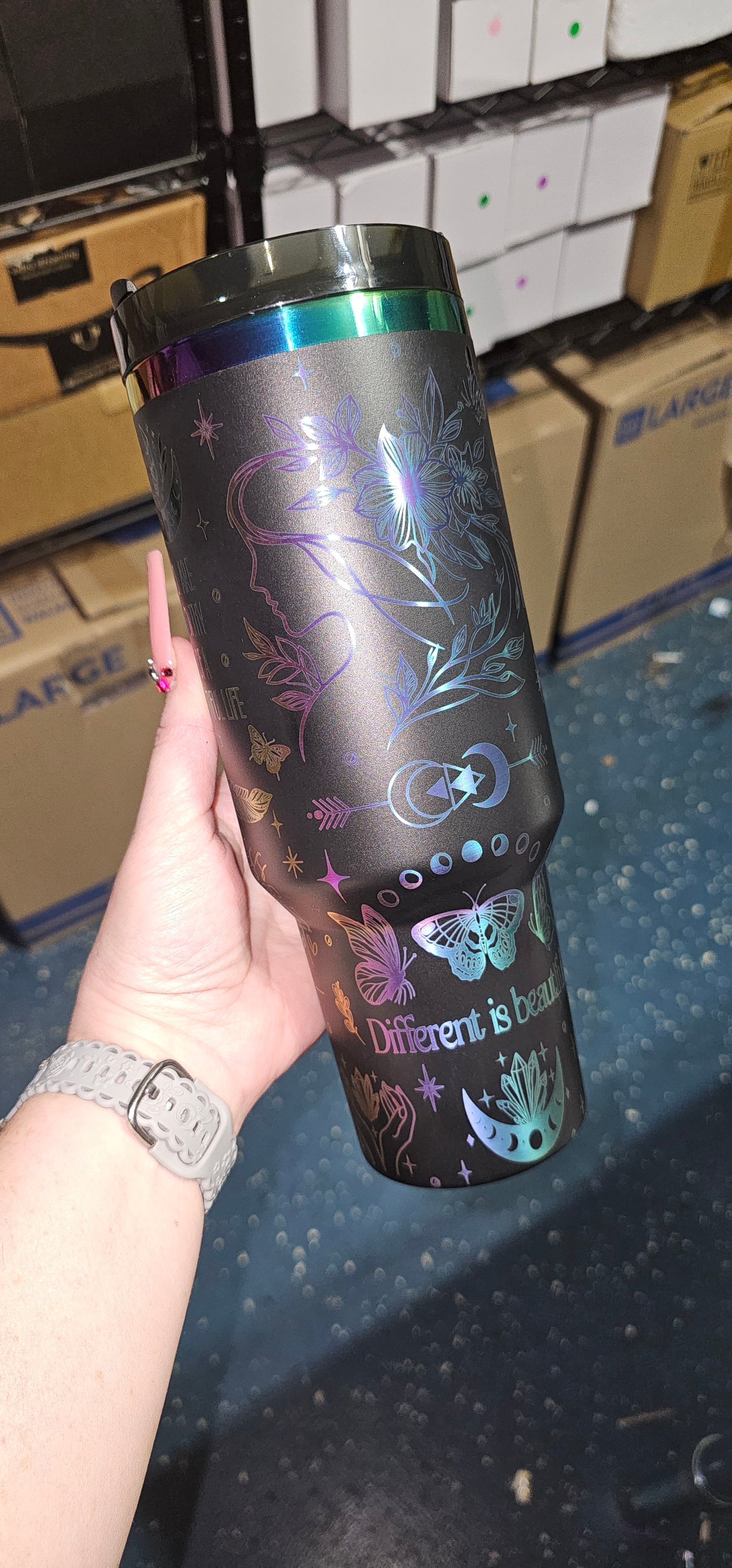 Self Love Engraved Tumbler
