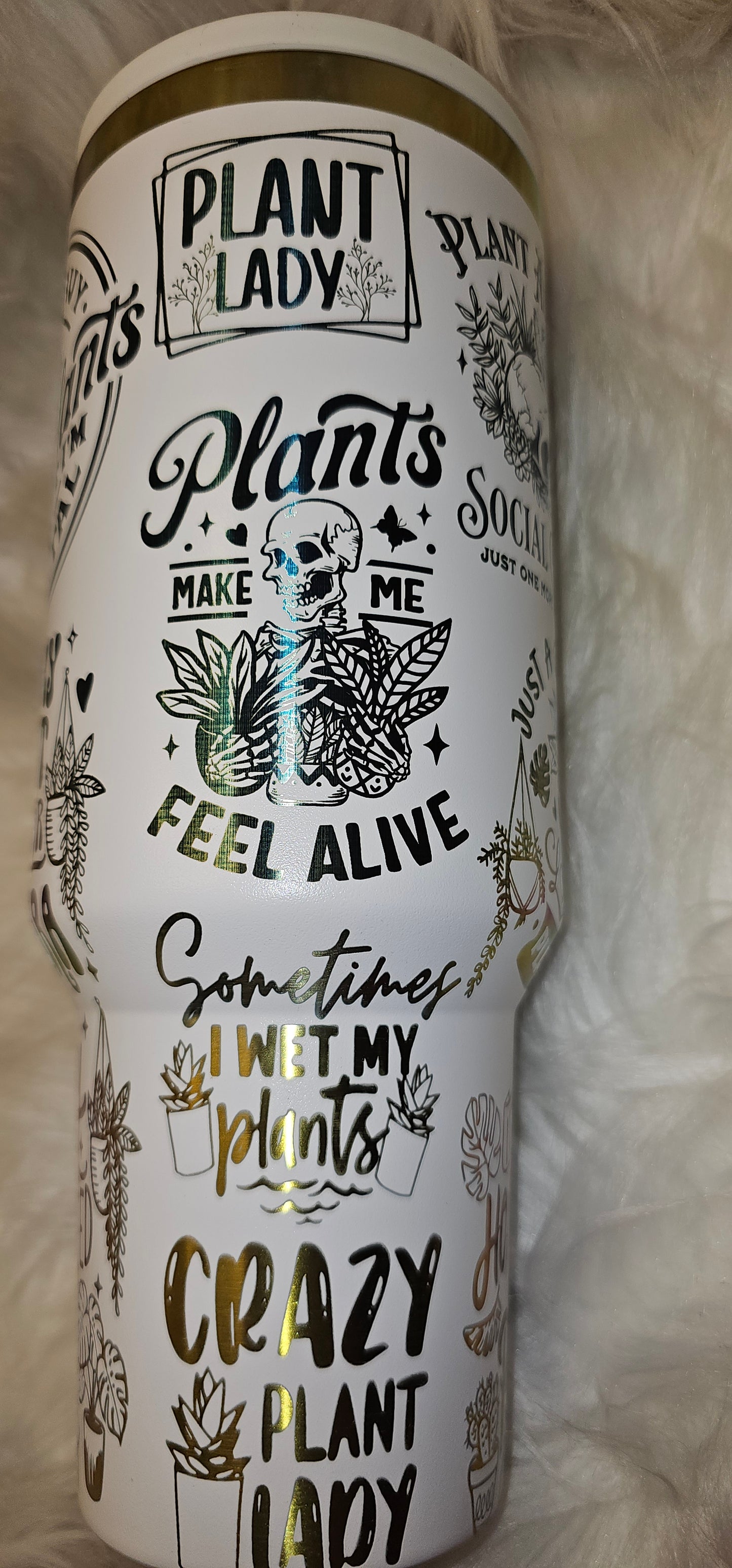 Plant Lady Engraved Tumbler