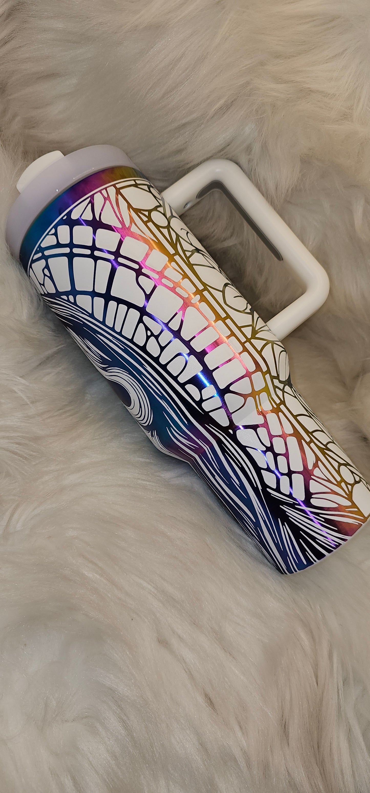 Scream Engraved Tumbler